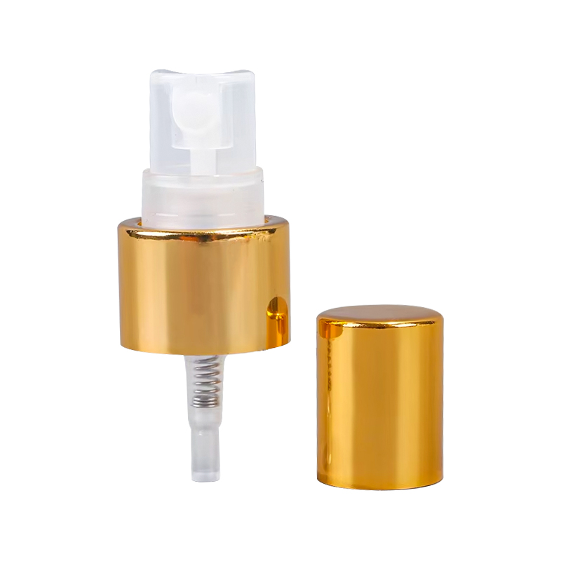 Jasně zlatý uzavřený jemnou mlhovou postřikovač